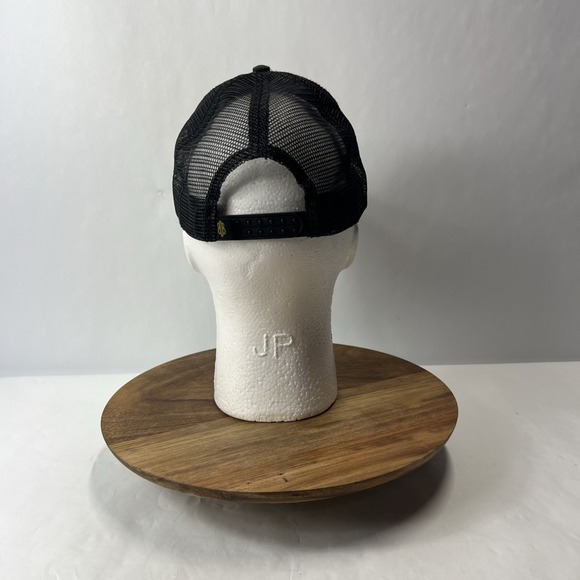 808 Clothing Co Maui Hawaii Black/Brown Cork Baseball Cap Snap Back Mesh "Ohana" - Picture 3 of 7